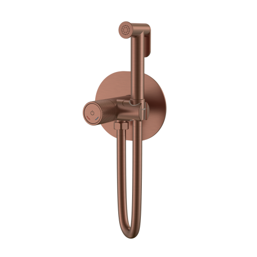 Гигиенический душ со смесителем Boheme Tech 157-BRB бронза