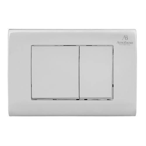 Клавиша смыва механическая AltroBagno Beni aggiuntivi AltroBagnoPFP001CQ цвет серебро