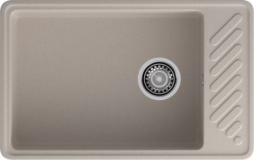 Кухонная мойка Granfest Quarz 51 песочный 75х50 цвет бежевый поверхность матовая