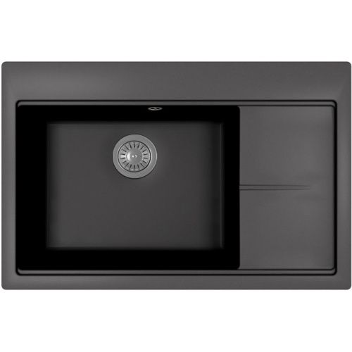 Кухонная мойка Florentina Россана 780 20.500.C0780.302 100х50 цвет черный поверхность матовая