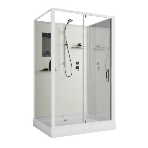 Душевая кабина Niagara Standart ST120/90/15Q/BK 120х90 прямоугольная без крыши ориентация универсальная