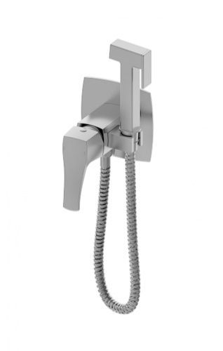 Смеситель для ванны и душа Wonzon & Woghand FLEX WW-88829072-BN встраиваемый в стену никель