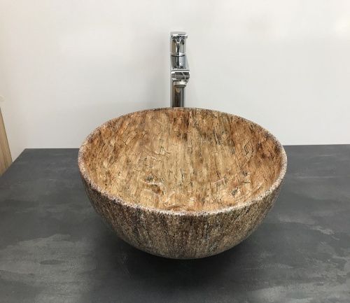 Раковина из сантехнического фаянса CeramaLux 489 30х30 накладная цвет многоцветный без отверстий под смеситель