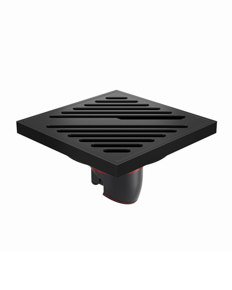 Душевой трап Orange TR01-008b 10х10 черный