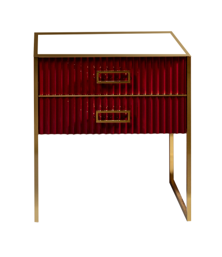 Тумба под раковину Armadi Art Monaco 866-080-RG 80х50 напольная цвет красный