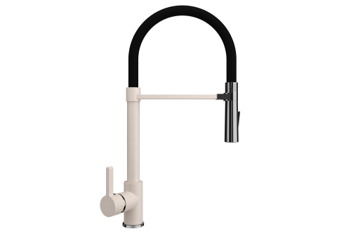 Смеситель для кухни Ulgran Quartz UQ-024-01 на мойку белый