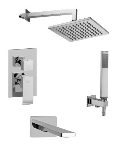 Душевая система Paffoni Elle KITEL019CR120KING встраиваемая в стену