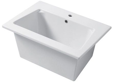 Раковина керамическая Disegno Ceramica Landscape MX07050101 70х50 накладная цвет белый