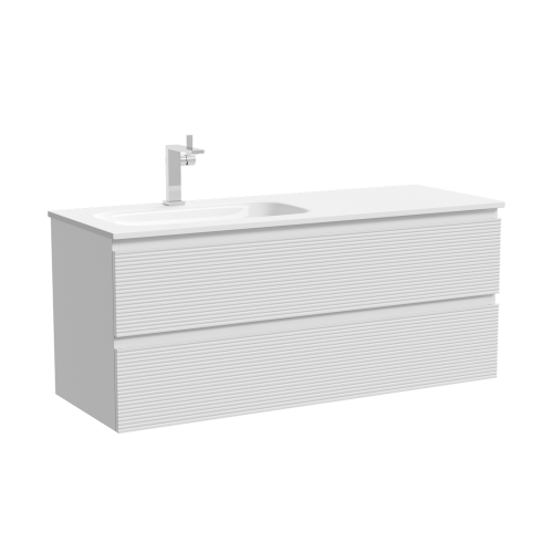 Тумба под раковину Sancos FOLK FL120LW 120х40 подвесная цвет белый