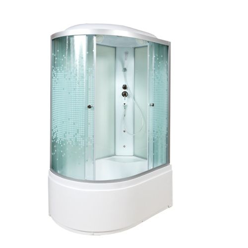 Душевая кабина AvaCan L920RGM 120х80 асимметричная с крышей ориентация правая