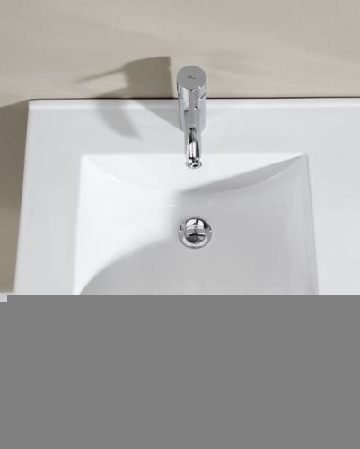 Раковина керамическая IBX Yasmin PORC080N 80х50 встраиваемая цвет белый 1 отверстие под смеситель