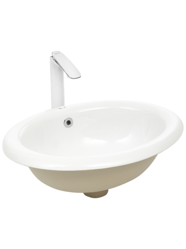 Раковина из сантехнического фаянса WeltWasser WW SK 10000003889 50х40 подвесная цвет белый