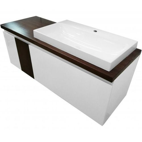 Тумба с раковиной Эстет Malibu ФР-00007127 140х50 подвесная цвет белый