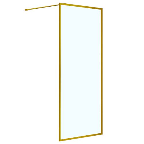 Душевая перегородка Azario Richmond AZ-NAG6310 900 Gold 90х200 стекло прозрачное профиль золото