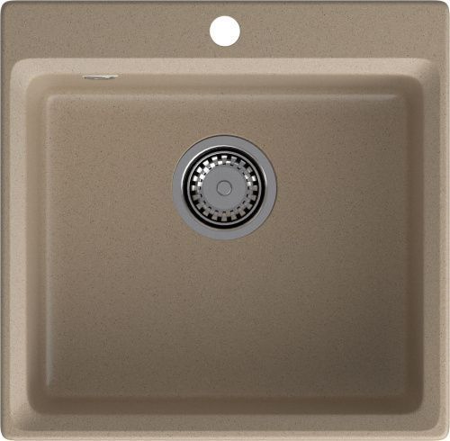 Кухонная мойка Granfest Level LV-510 песочный 50х50 цвет бежевый поверхность матовая