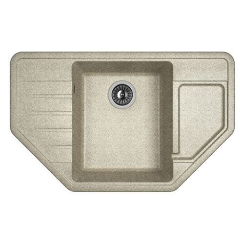 Кухонная мойка Dr.Gans Рио 25.080.C0800.408 80х50 цвет серый поверхность матовая