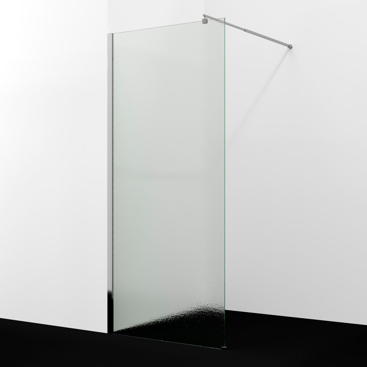 Душевая перегородка Wasserkraft Rur 30W 30W39-TXG 90х200 стекло текстурное профиль хром