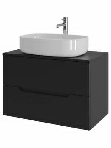 Тумба с раковиной Orange Line Li-80TubMDF+B08-600W 80х50