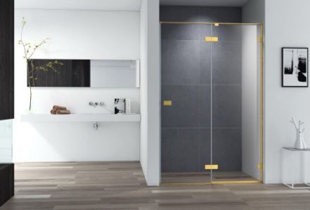 Душевая дверь Cezares BELLAGIO BELLAGIO-B-12-120-C-BORO 120х195 стекло прозрачное профиль золото