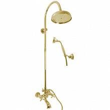 Смеситель для ванны и душа RavSlezak MORAVA RETRO MK359.5/3Z настенный золото