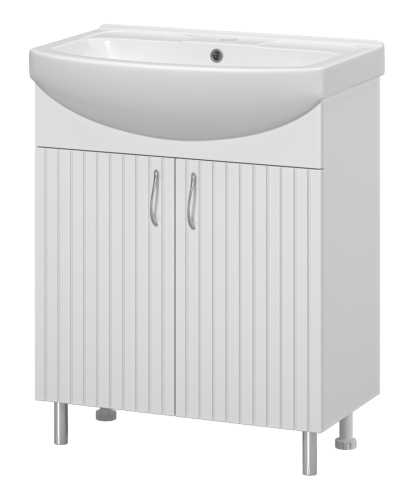 Тумба под раковину Misty Изео Э-Изе01070-021Н 70х40 напольная цвет белый