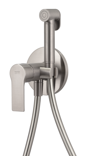Гигиенический душ со смесителем Remer EY65WXV нержавеющая сталь
