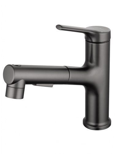 Смеситель Wonzon & Woghand WW-A40862-BGG на раковину серый