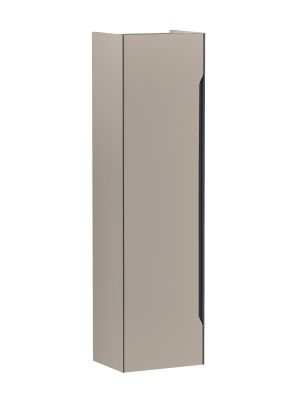 Шкаф-пенал Velvex Krona 360 серый камень 40х150 подвесной цвет серый