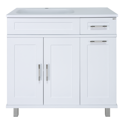 Тумба под раковину Misty Купер П-Куп01090-012БкЛ 90х40 напольная цвет белый