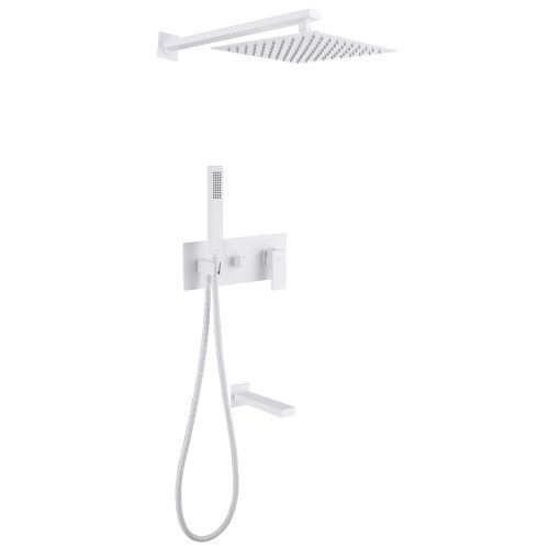 Душевая система Abber AF8217W встраиваемая в стену цвет белый