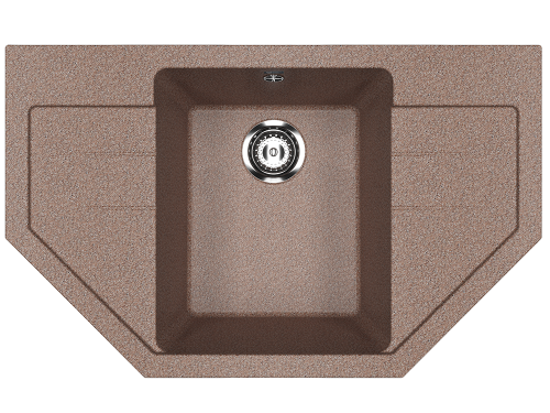 Кухонная мойка Ulgran Classic U-609-307 80х50 цвет коричневый