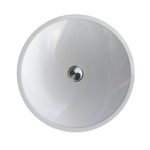 Раковина из искусственного камня Altasan ALIENO UPP40ALIENO 40х40 накладная цвет белый без отверстий под смеситель