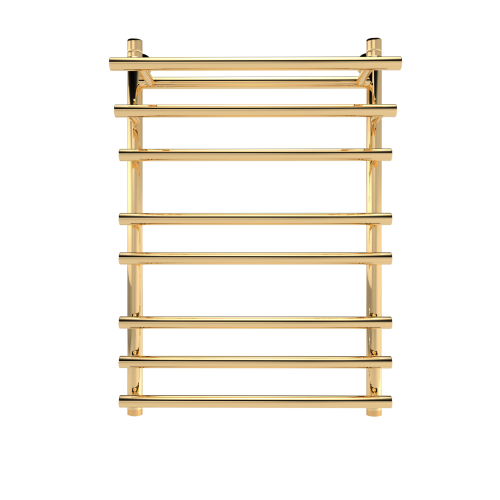 Полотенцесушитель водяной Indigo Just Shelf LJSHW80-50GDK3 55х80 золото