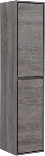 Шкаф-пенал Aquanet Милан 00336387 40х160 подвесной цвет коричневый