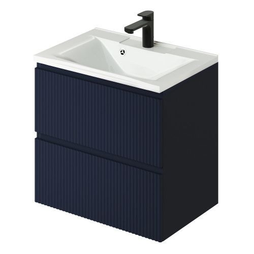 Тумба с раковиной Итана Kate CS00090003 60х40 подвесная цвет синий