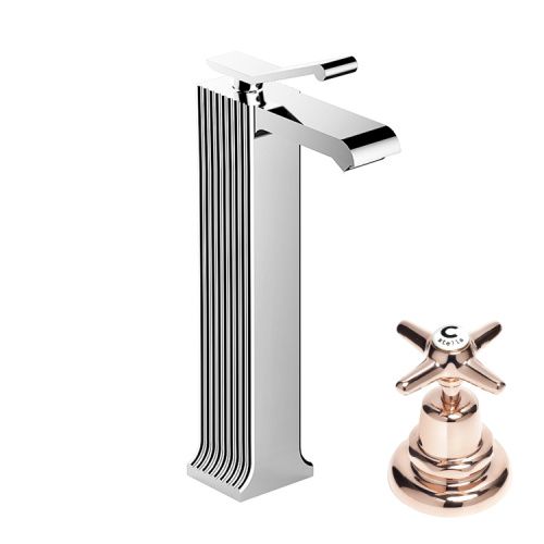 Смеситель Stella Casanova CS00103AU02 на раковину розовое золото