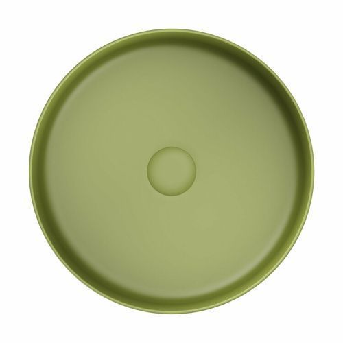 Раковина керамическая Omoikiri Mira 4972066 40х40 накладная цвет зеленый