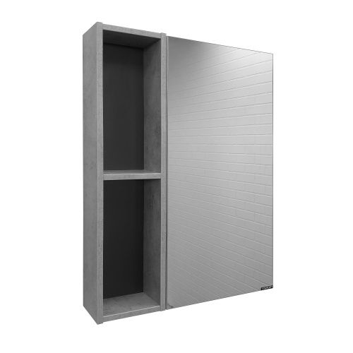 Зеркало-шкаф Comforty Франкфурт 00-00004331CF 60х80 подвесной цвет серый