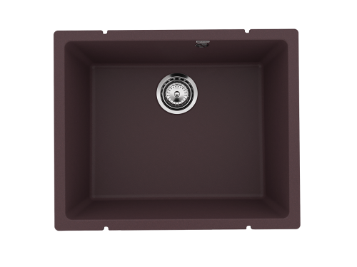 Кухонная мойка Ulgran Quartz Under 500-06 55х45 цвет коричневый