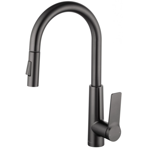 Смеситель для кухни Wonzon & Woghand WW-A20782-BGG на мойку серый