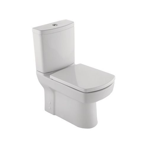 Унитаз-компакт напольный с бачком Kale BASICS 310200100063 белый с сиденьем микролифт каскадный смыв