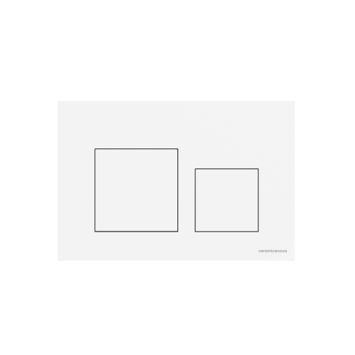 Клавиша смыва механическая Ceramica Nova Balance/Square CN12-002W цвет белый