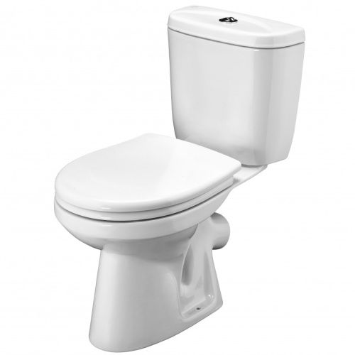 Унитаз-компакт напольный с бачком Santek Анимо 1WH302137 белый с сиденьем микролифт каскадный смыв