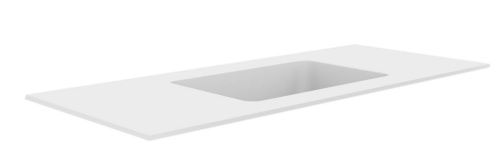 Раковина акриловая Armadi Art Quatro 793-120-W 120х50 накладная цвет белый без отверстий под смеситель