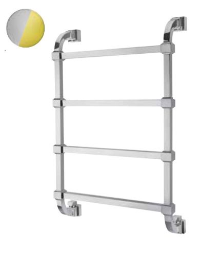 Полотенцесушитель водяной Margaroli Concerto 7324704CON 55х80 хром;золото