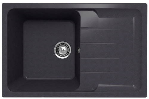 Кухонная мойка Ulgran Quartz Gerda 780-08 80х50 цвет черный