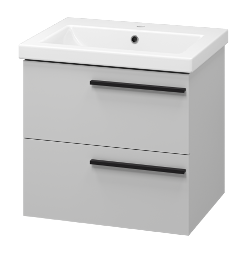 Тумба под раковину Misty Ненси П-Нен-09060-502Я 60х50 подвесная цвет серый