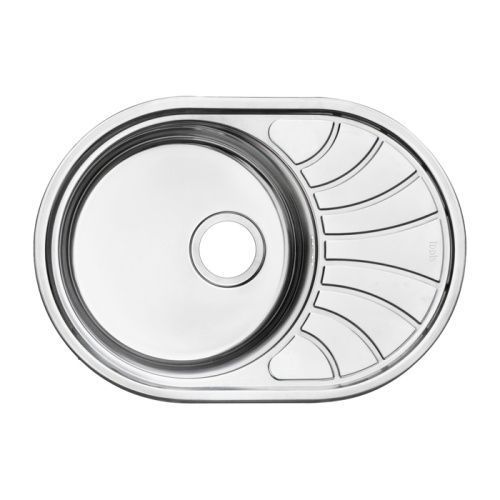 Кухонная мойка Iddis Suno SUN65SDi77 65х45 цвет серый поверхность глянцевая