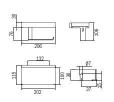 Бумагодержатель Inda INDISSIMA A88K5ACR - фото 2