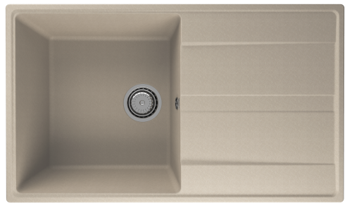 Кухонная мойка Ulgran Quartz Prima 850-03 85х50 цвет бежевый